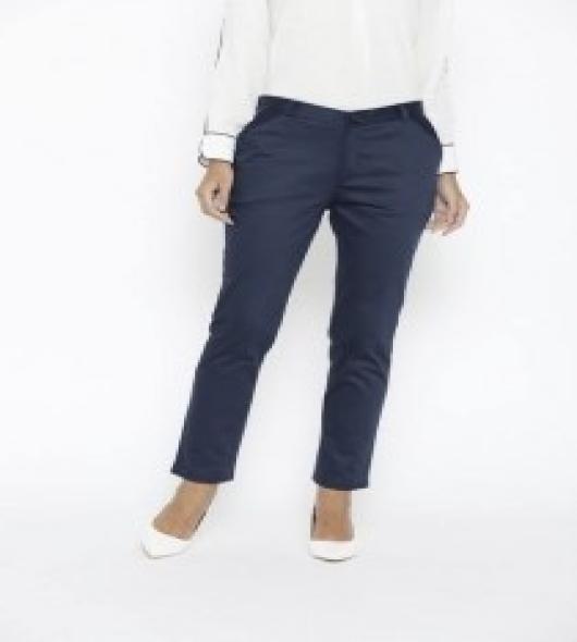 Blue formal pant for woman