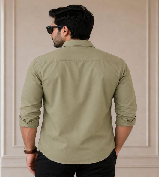 OLIVE GREEN SHIRT